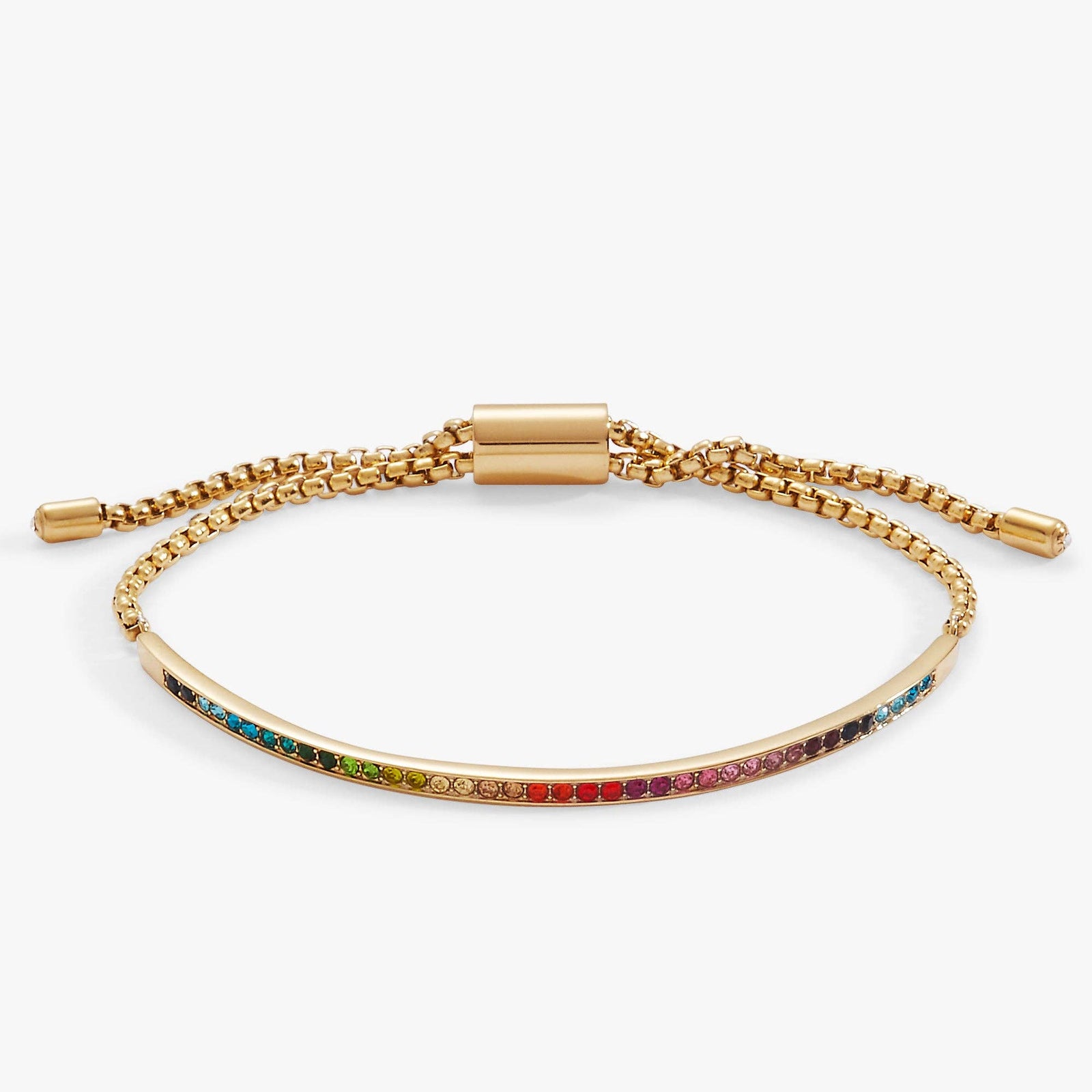 Rainbow Ombre Pave Bolo