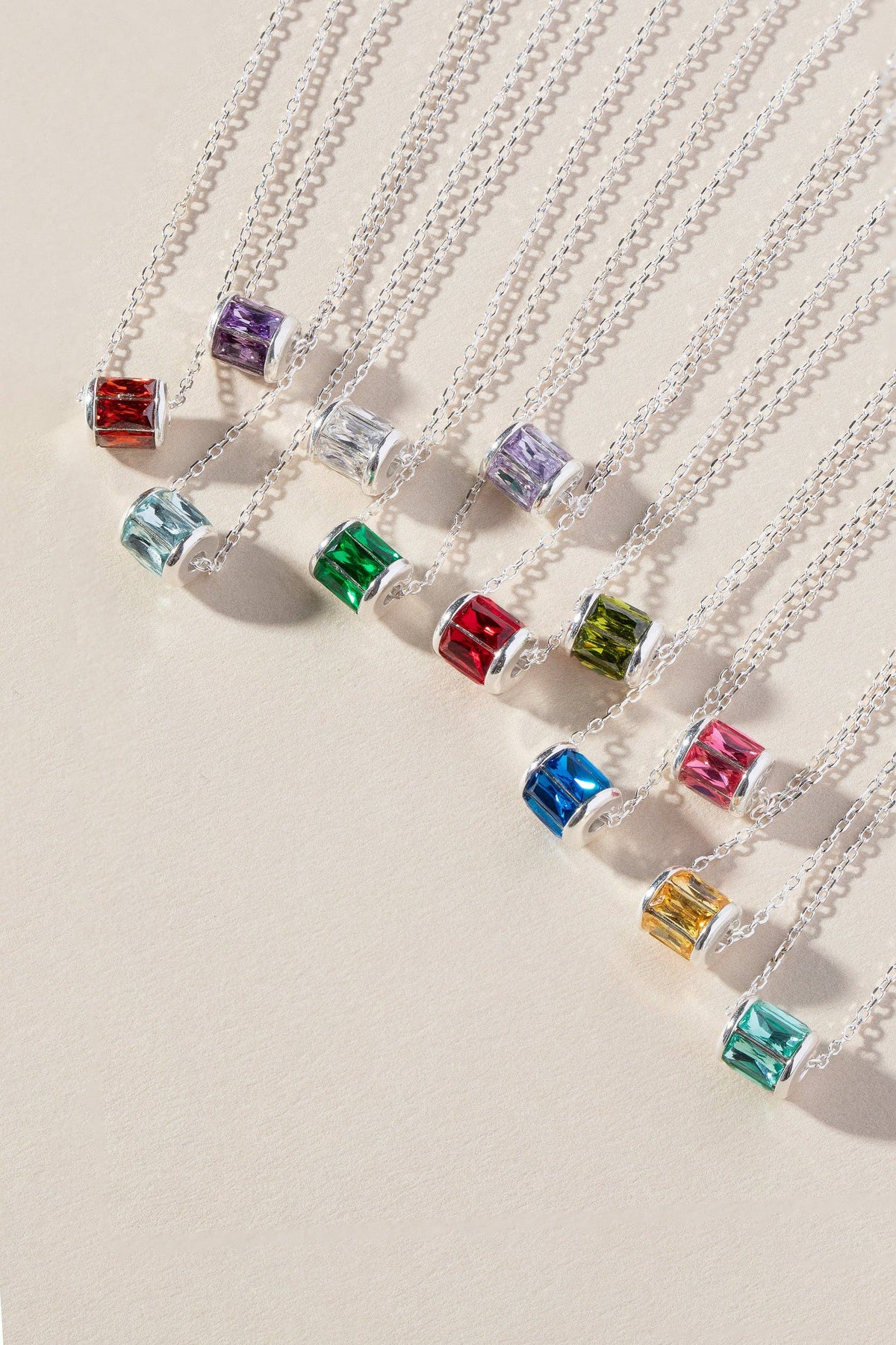 March Birthstone Precious Pendant Necklace