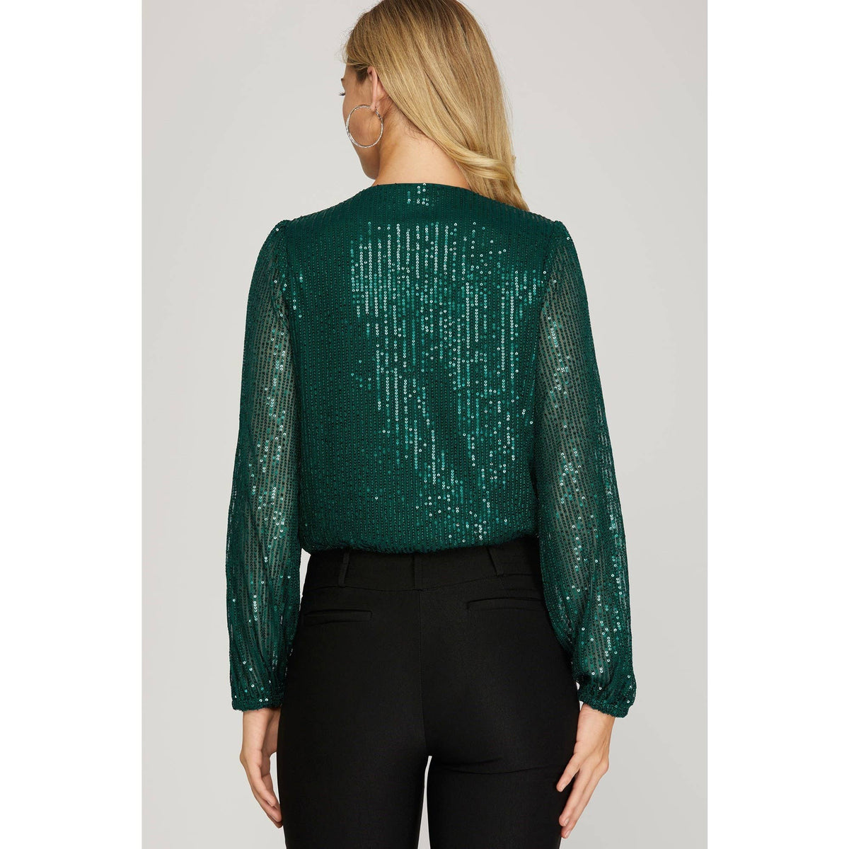 Yolanda Sequin Bodysuit