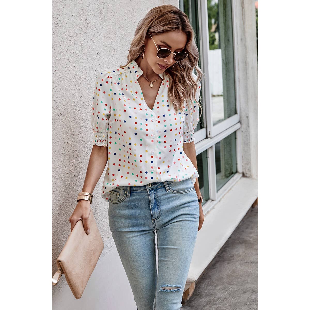 Polka Dot Blouse