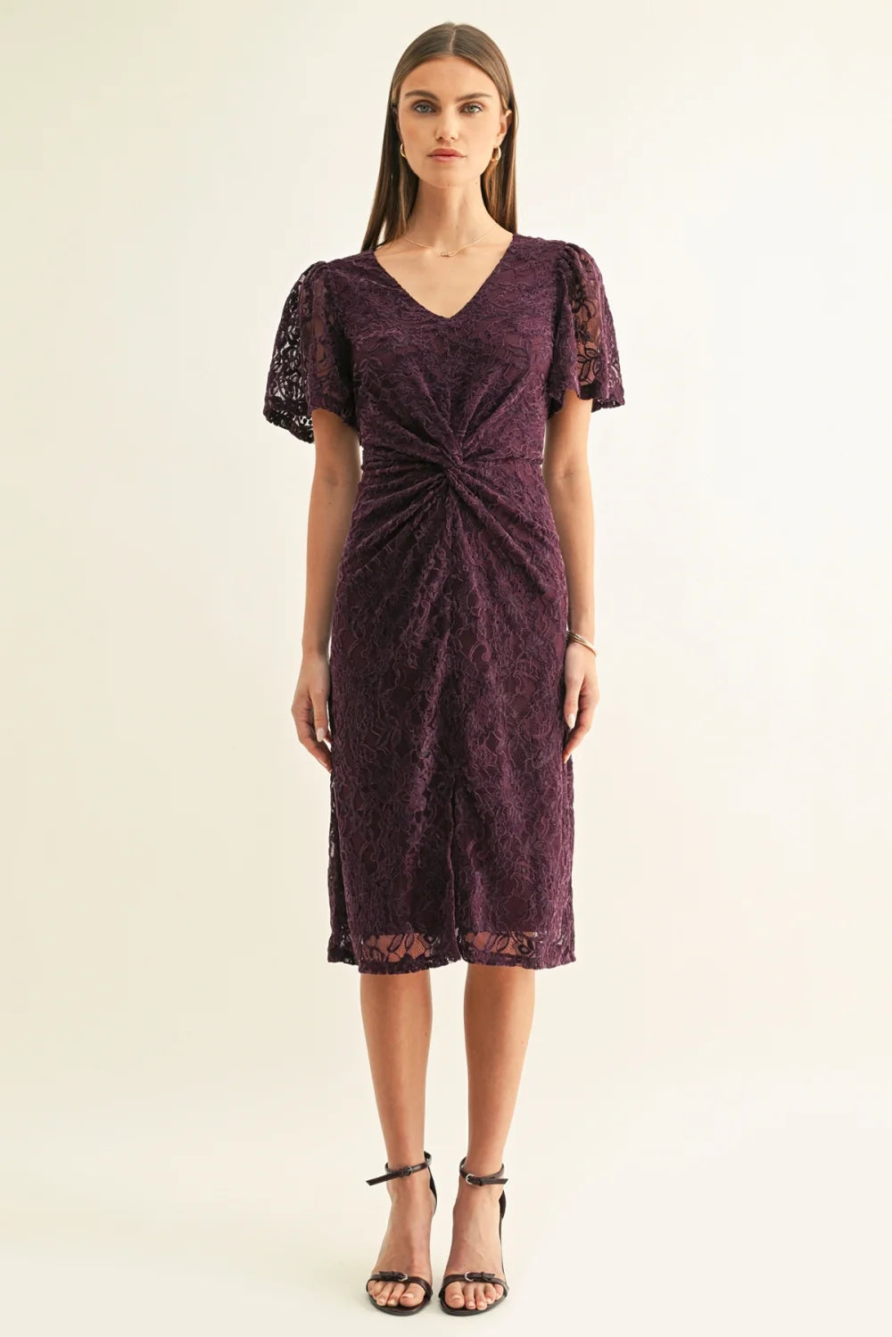 Olivia Twist Front Dress