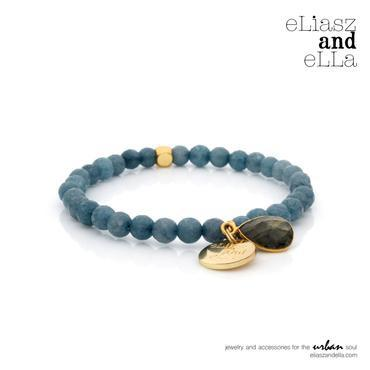 Mini "Blue/Grey" Stone Bangin' Bracelet