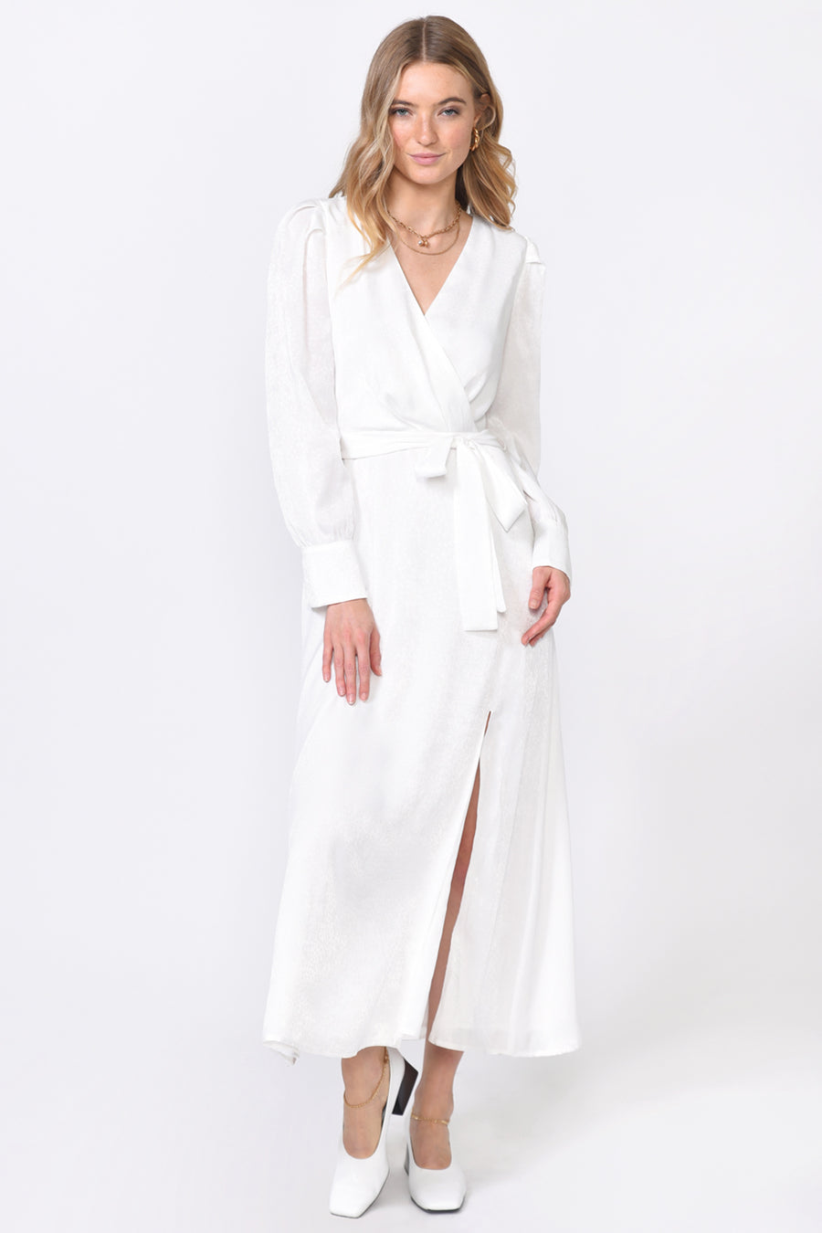 Brandy Sateen Maxi Dress