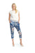 Denim Floral Pant